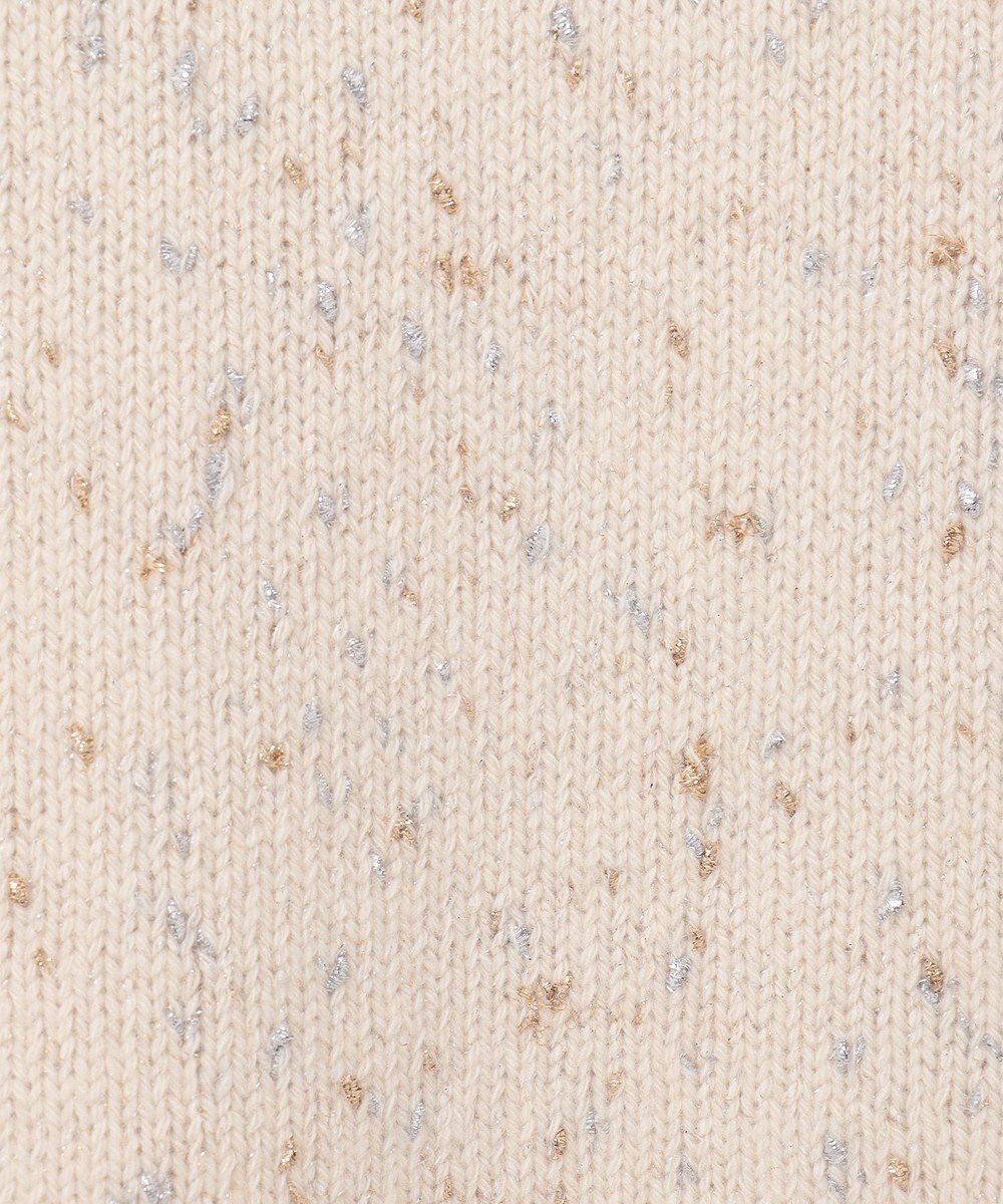 GRACE CONTINENTAL カシミヤ混ラメニットトップ 