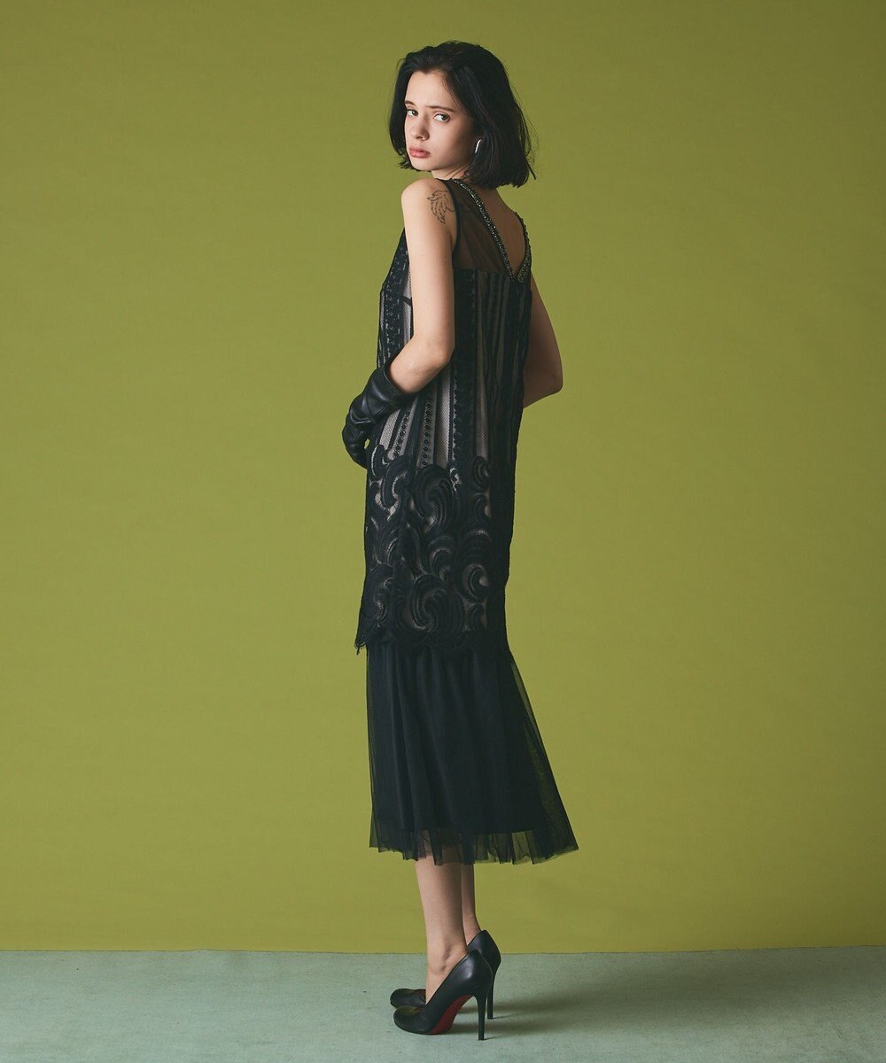 GRACE CONTINENTAL アールデコレースドレス 