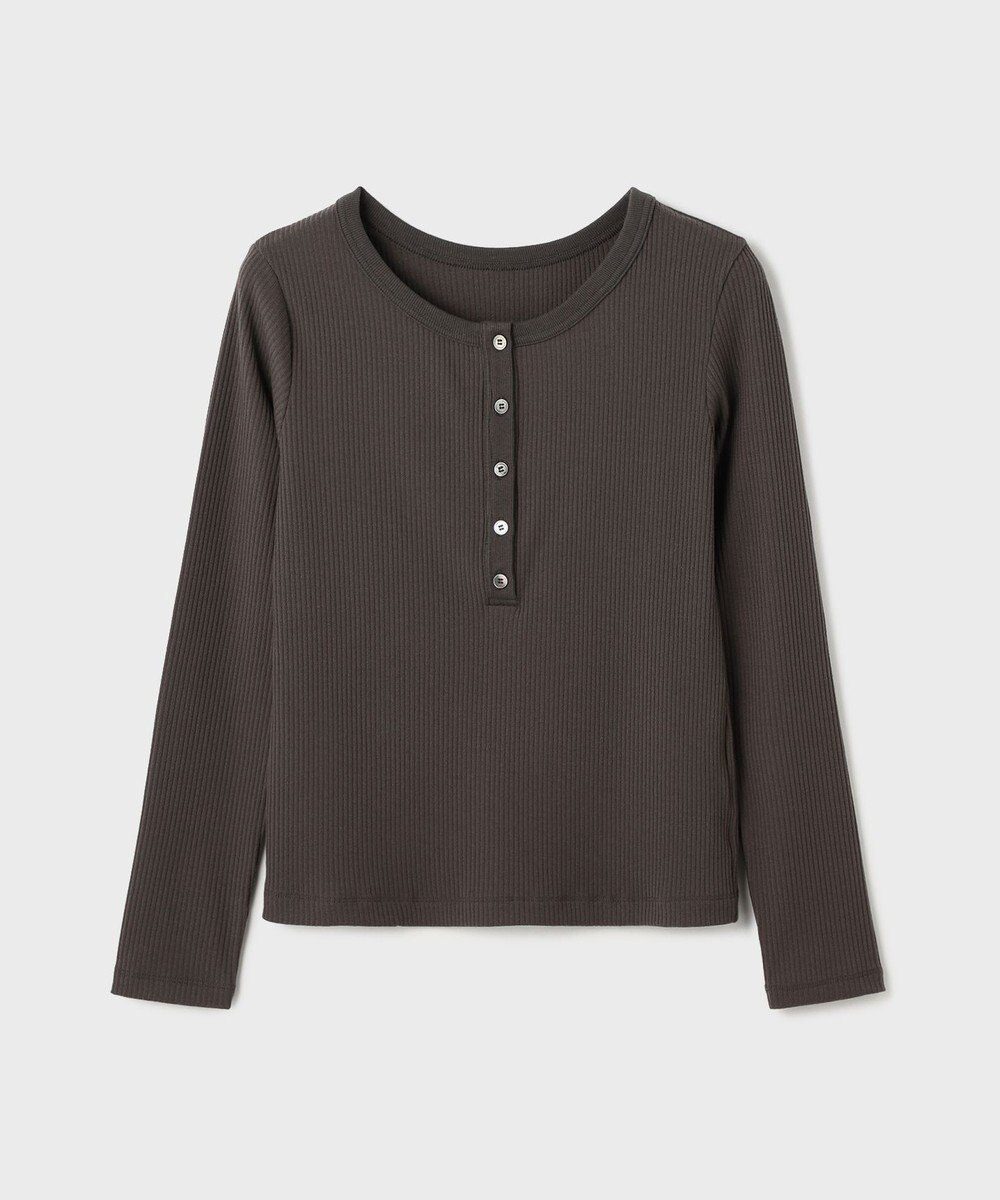 GRACE CONTINENTAL ヘンリーネックカットトップ 