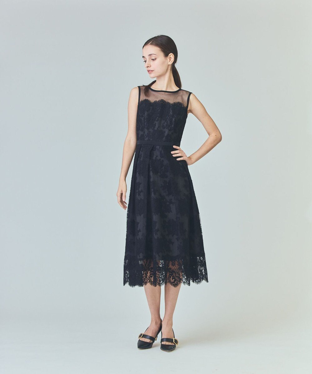 GRACE CONTINENTAL リバーレースドレス