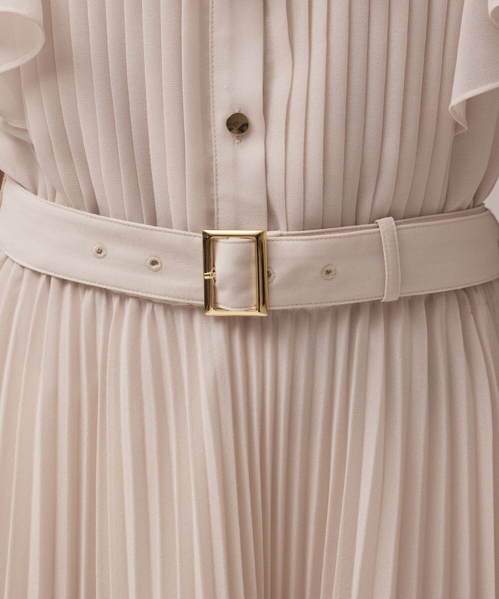 GRACE CONTINENTAL ボウタイプリーツドレス 