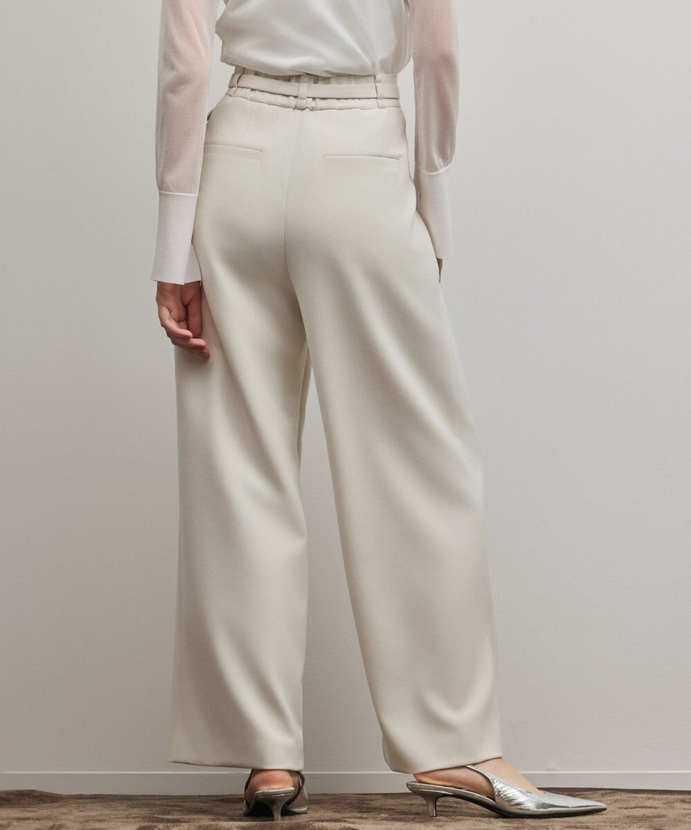GRACE CONTINENTAL ダブルクロスワイドパンツ 
