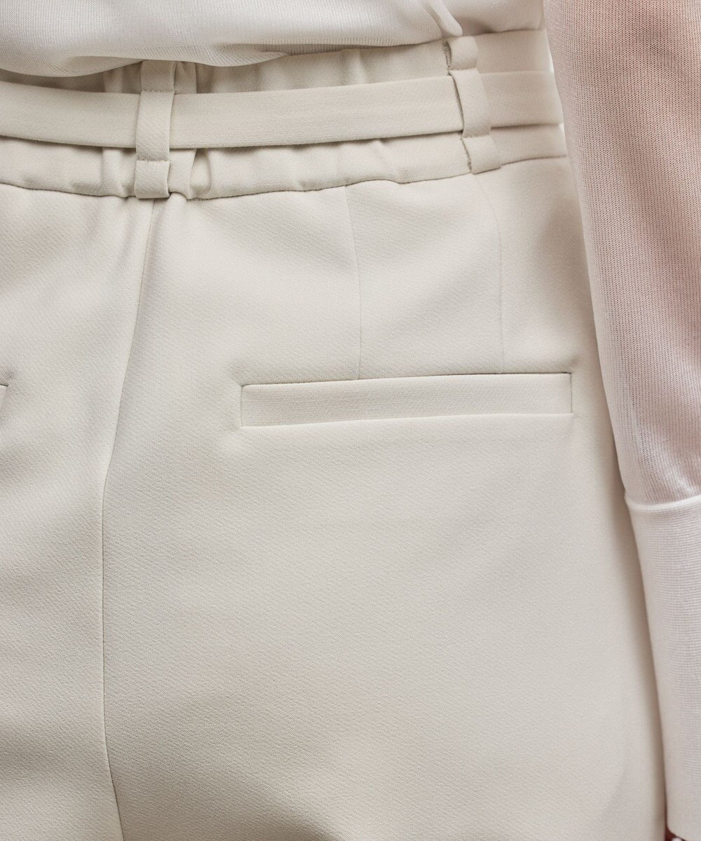 GRACE CONTINENTAL ダブルクロスワイドパンツ 