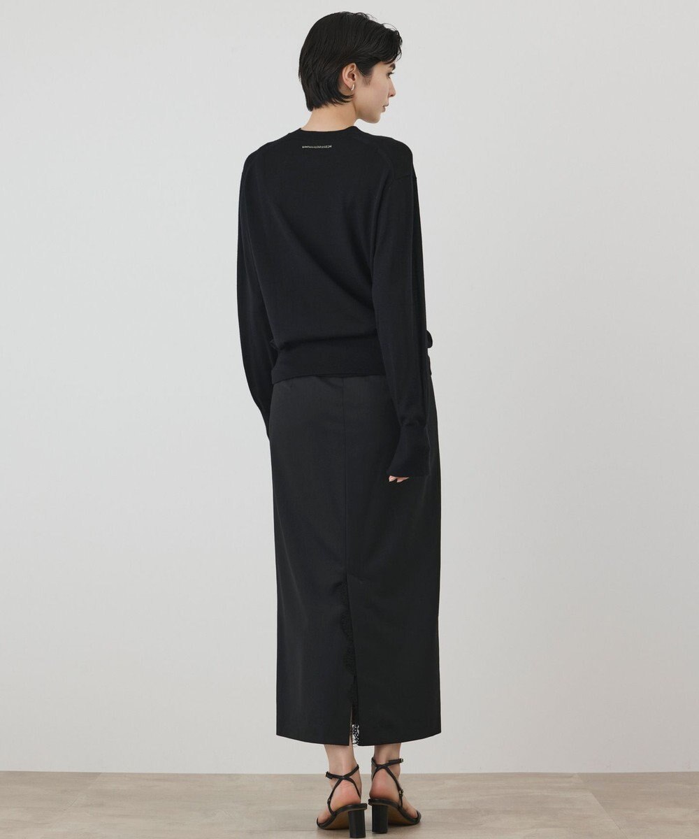 GRACE CONTINENTAL ウールシルククルーニットトップス 