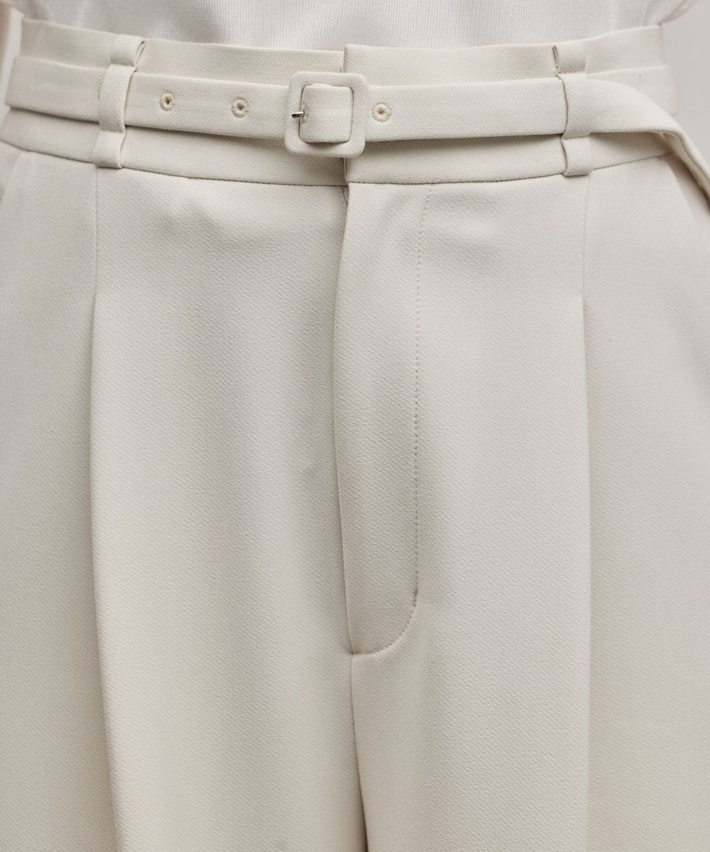 GRACE CONTINENTAL ダブルクロスワイドパンツ 