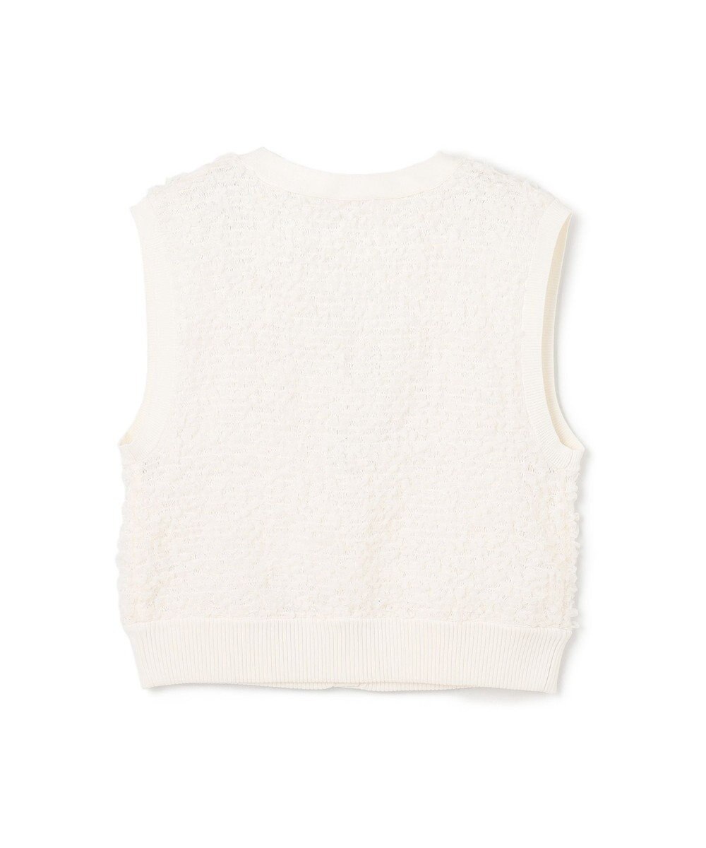 GRACE CONTINENTAL チュールフリルニットベスト 