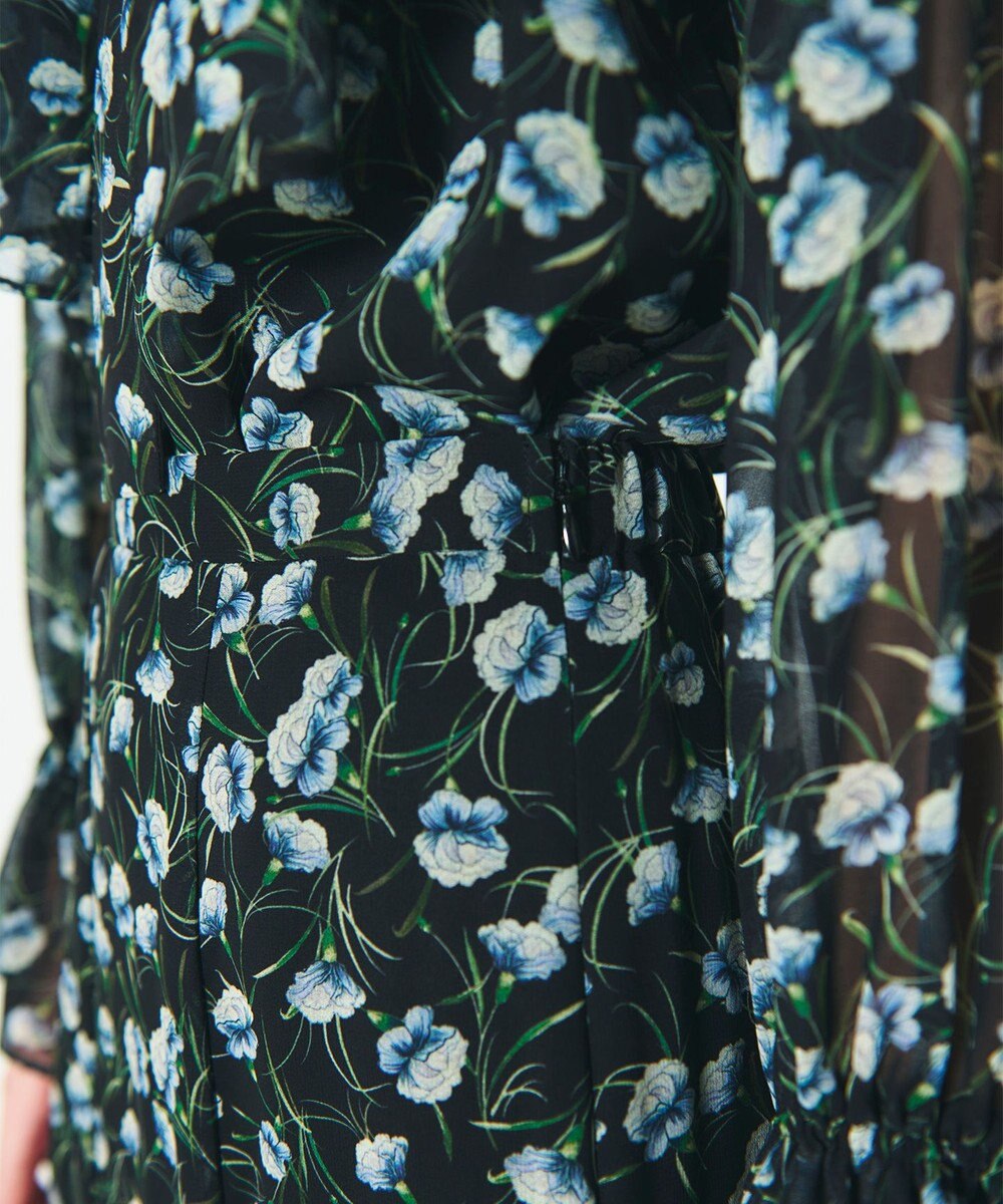 GRACE CONTINENTAL スモールフラワーマーメイドスカート