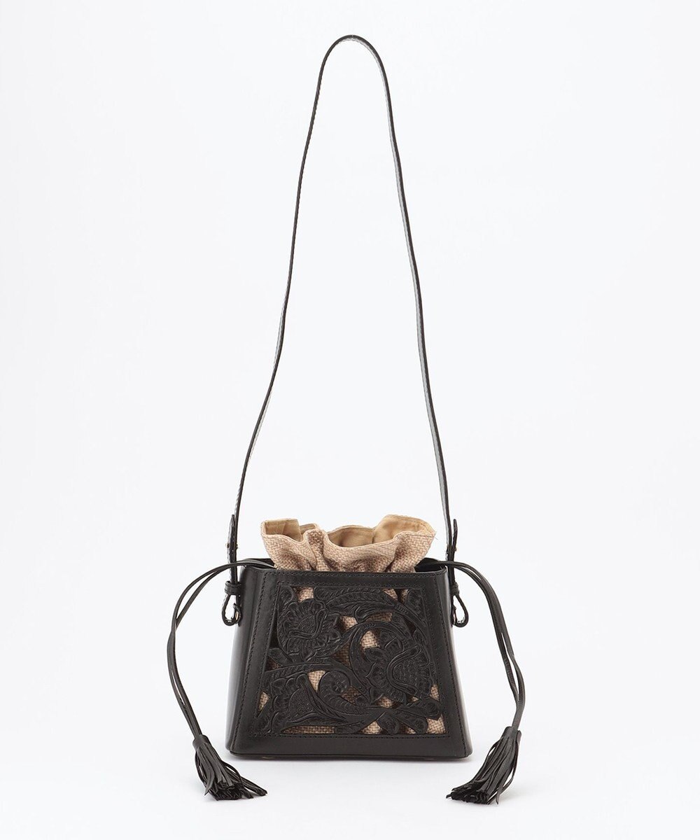 Cutwork グレースコンチネンタル　ショルダーバッグ カゴバッグ Cutwork box Bag / GRACE CONTINENTAL | GRACE CONTINENTAL
