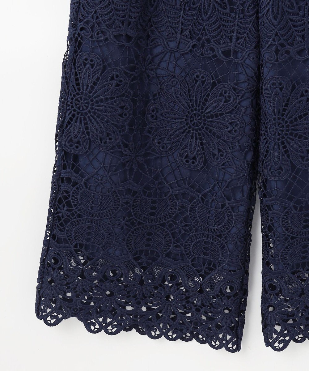 GRACE CONTINENTAL レースストレートパンツ 