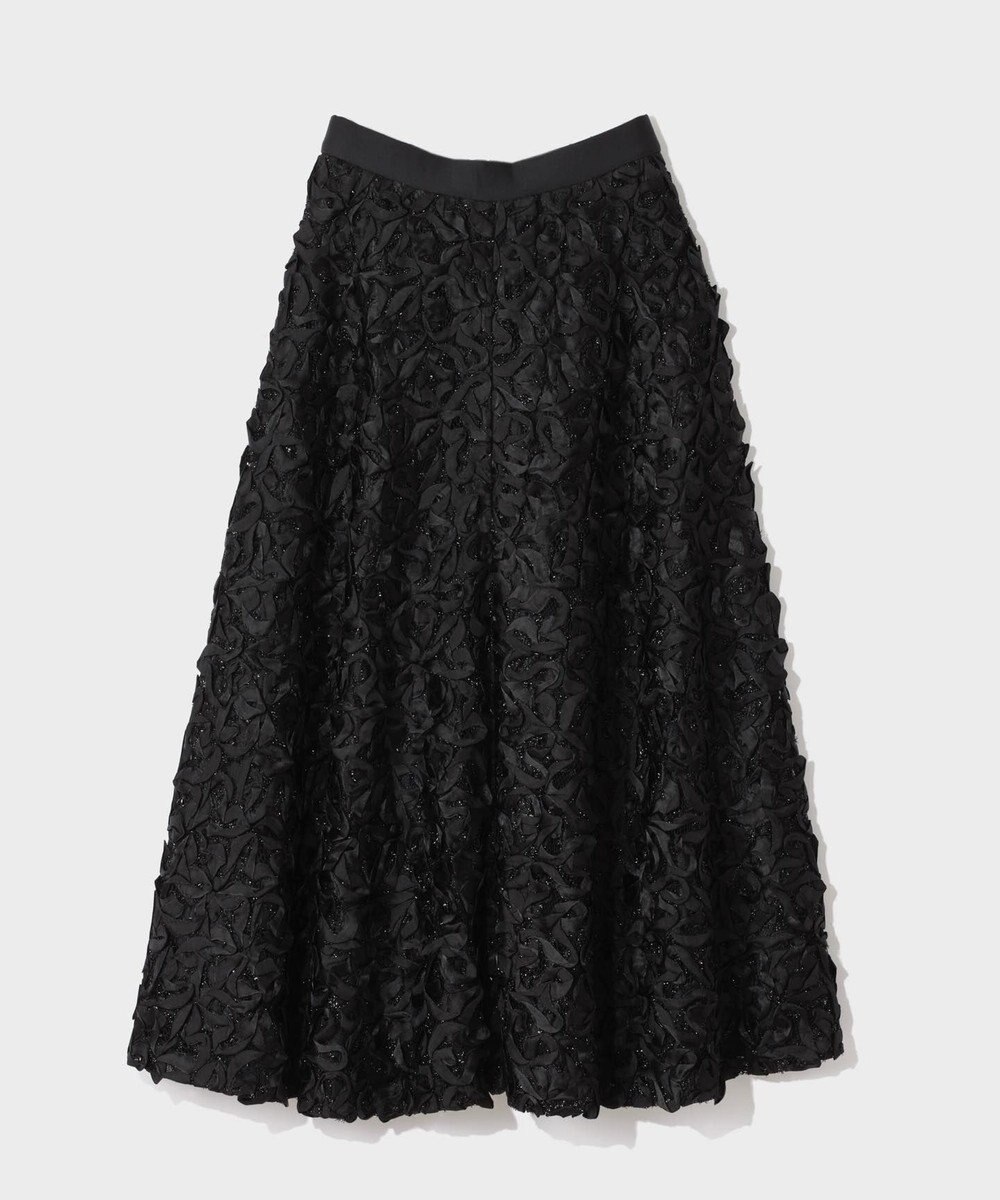 GRACE CONTINENTAL テープ刺繍レーススカート 