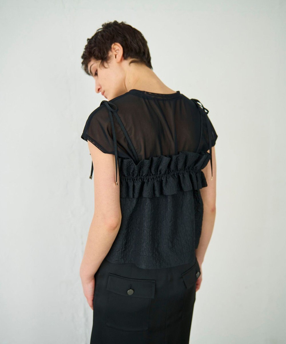 GRACE CONTINENTAL ビスチェチュールトップ