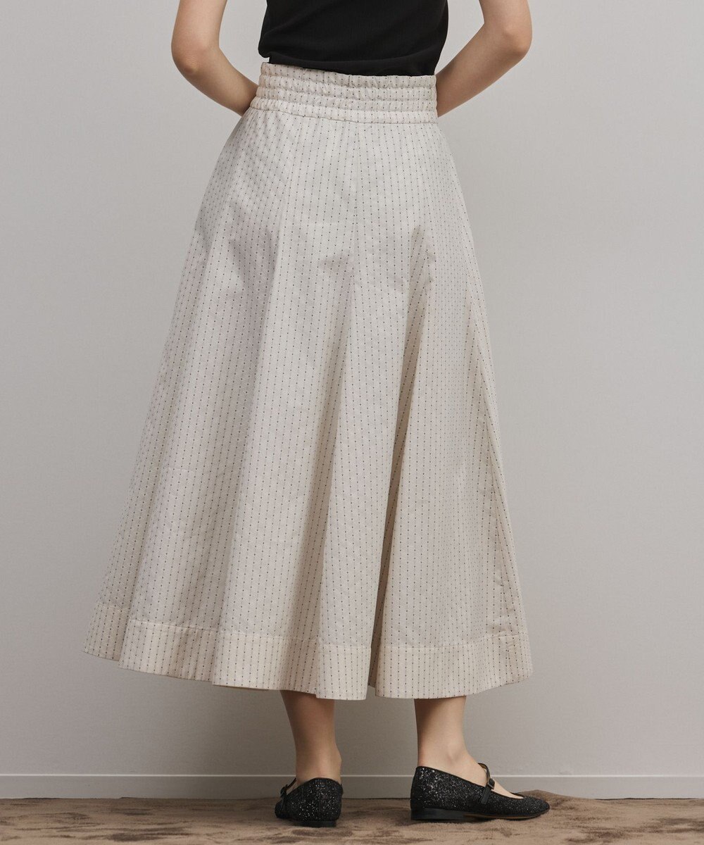 GRACE CONTINENTAL ラメドットタフタジャガードスカート 