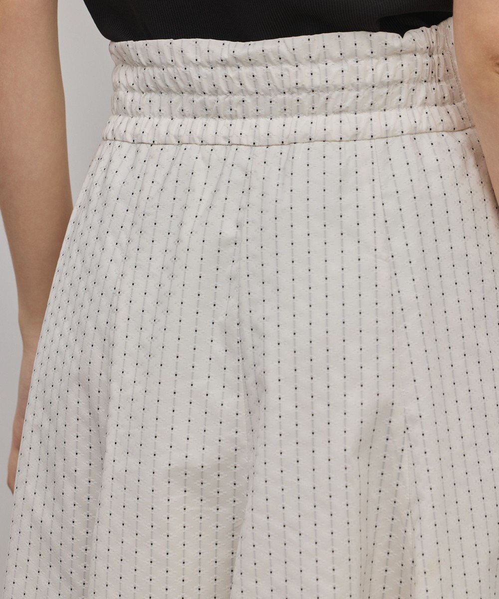 GRACE CONTINENTAL ラメドットタフタジャガードスカート 