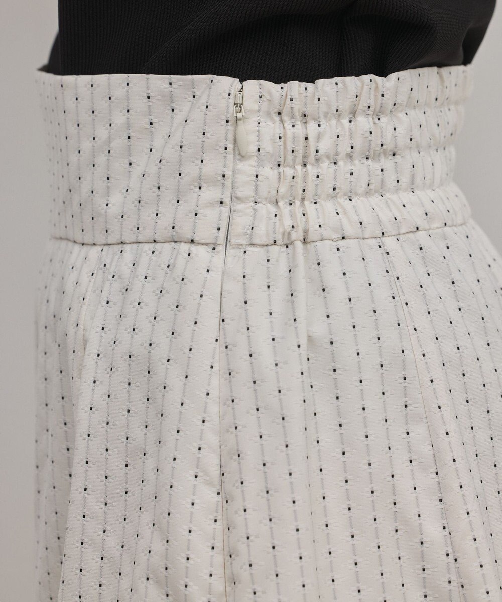 GRACE CONTINENTAL ラメドットタフタジャガードスカート 