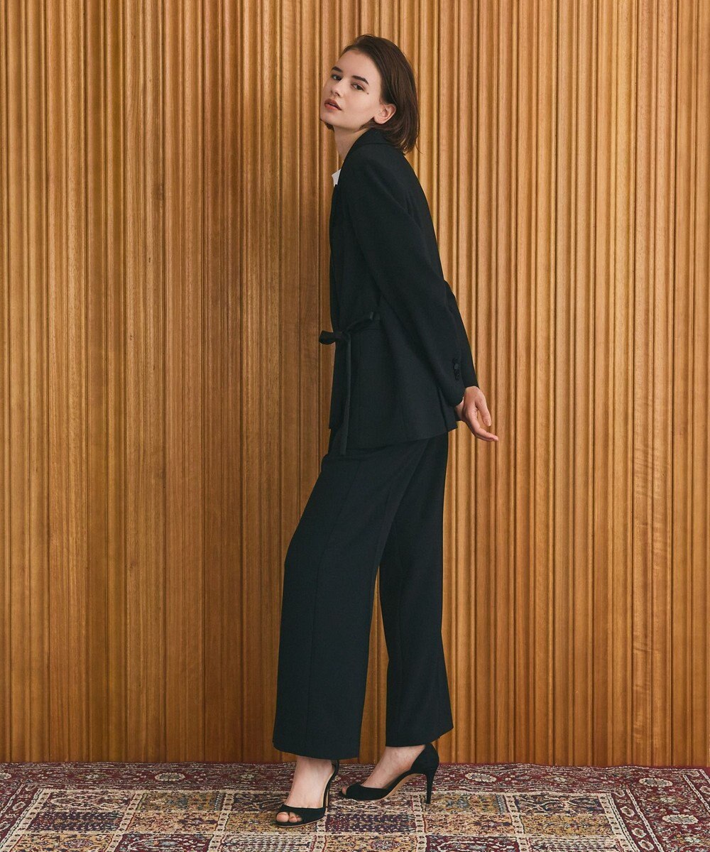 GRACE CONTINENTAL ダブルクロスストレートパンツ 