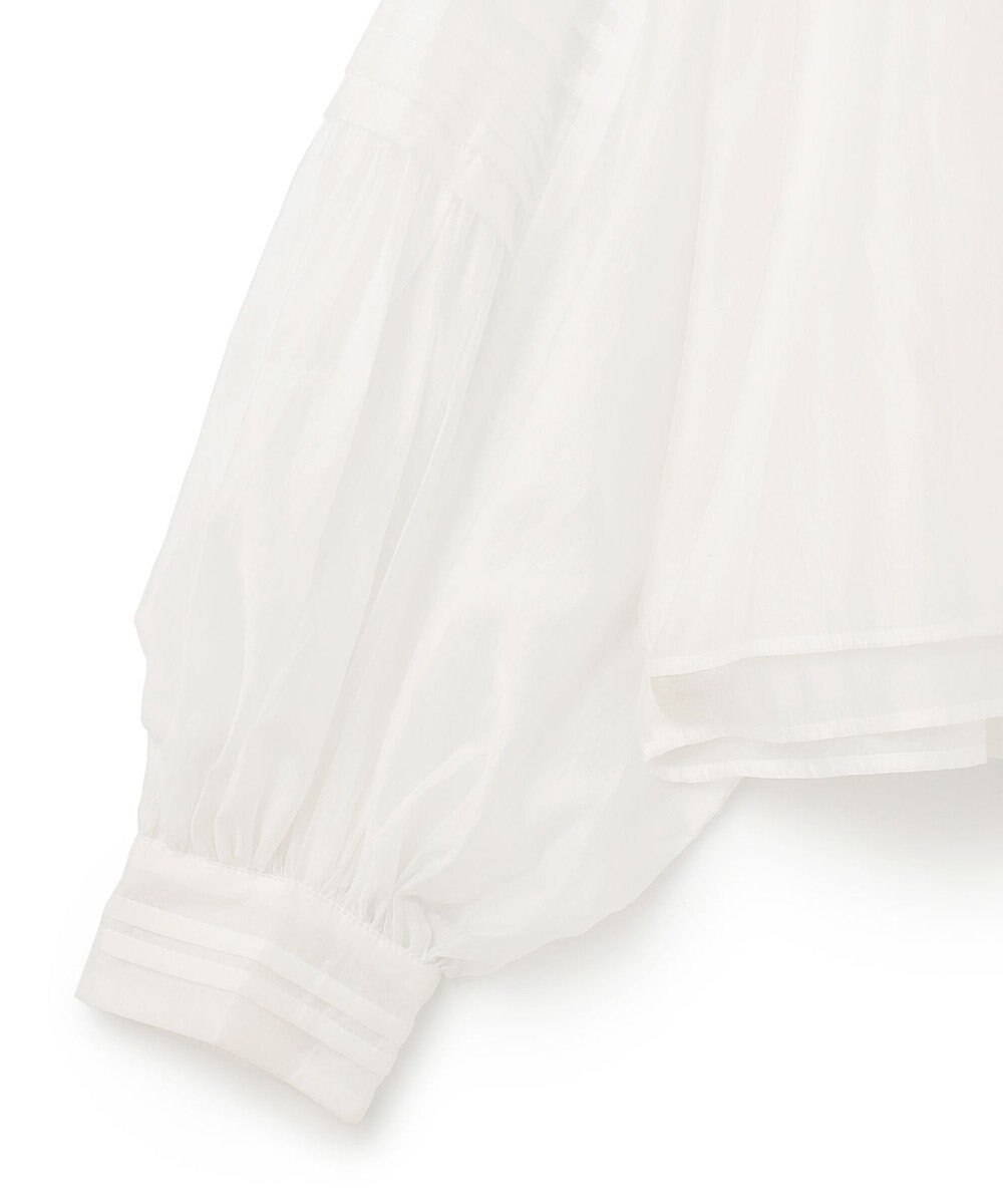 GRACE CONTINENTAL ピンタックショートブラウス 