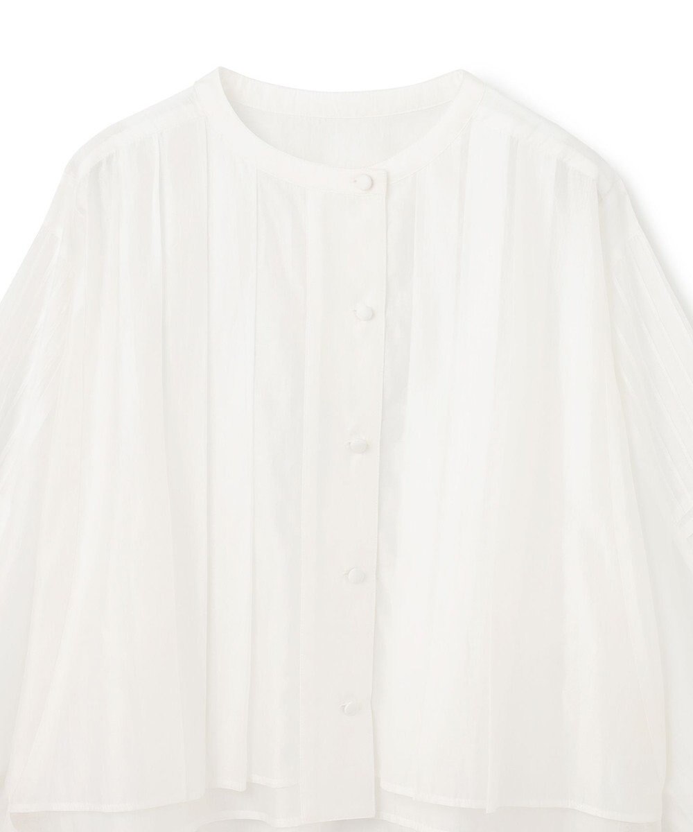 GRACE CONTINENTAL ピンタックショートブラウス 