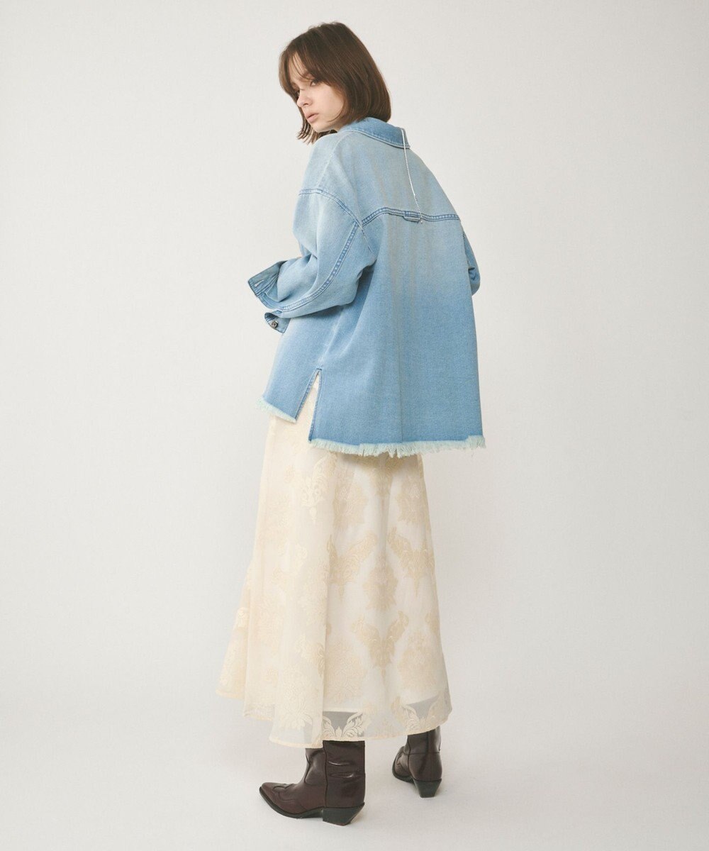 GRACE CONTINENTAL オーナメントロングスカート 