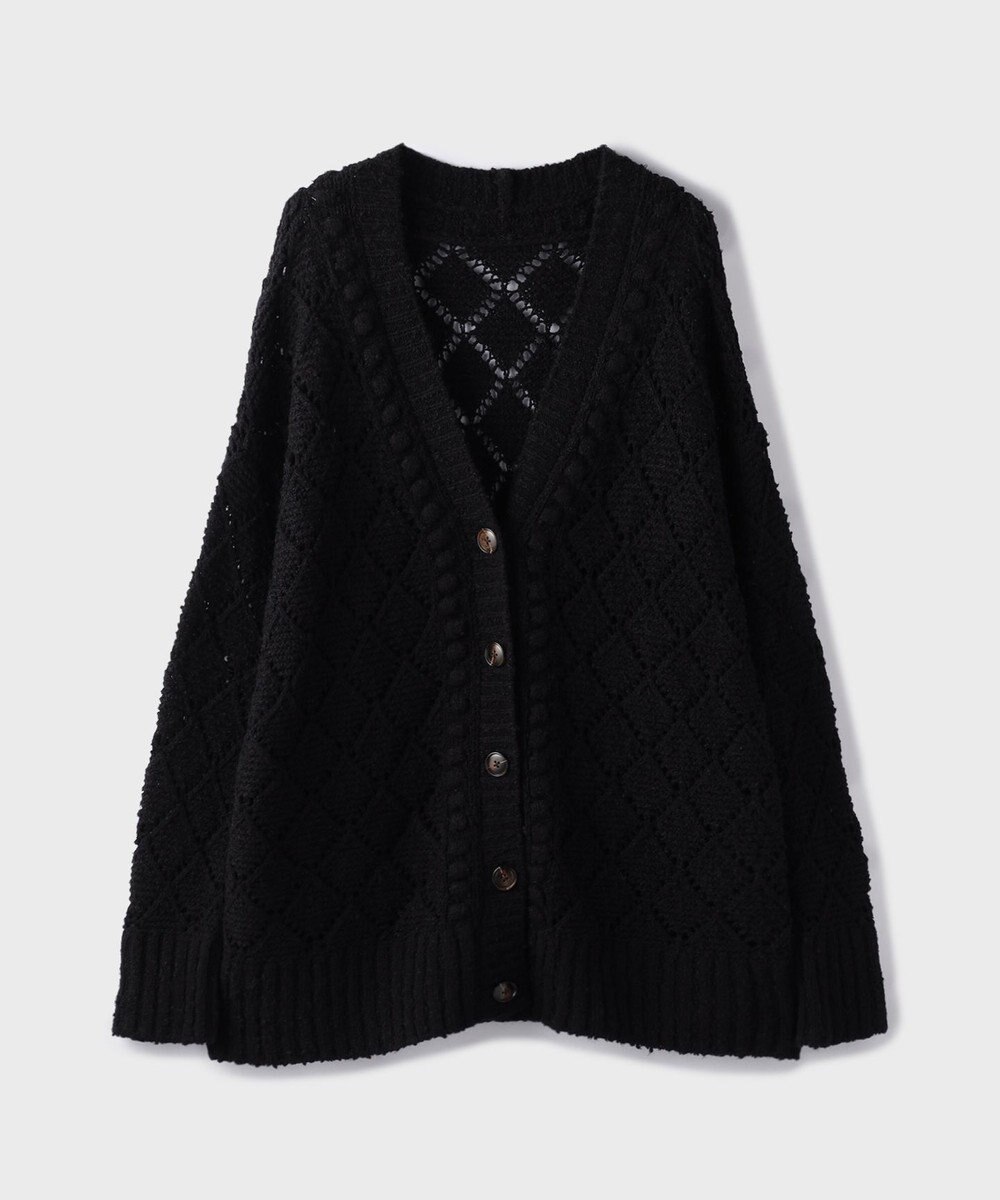 GRACE CONTINENTAL オーバーニットカーディガン 