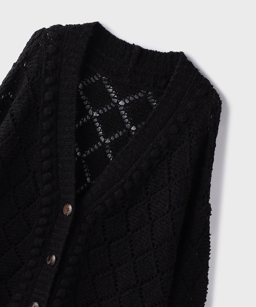 GRACE CONTINENTAL オーバーニットカーディガン 