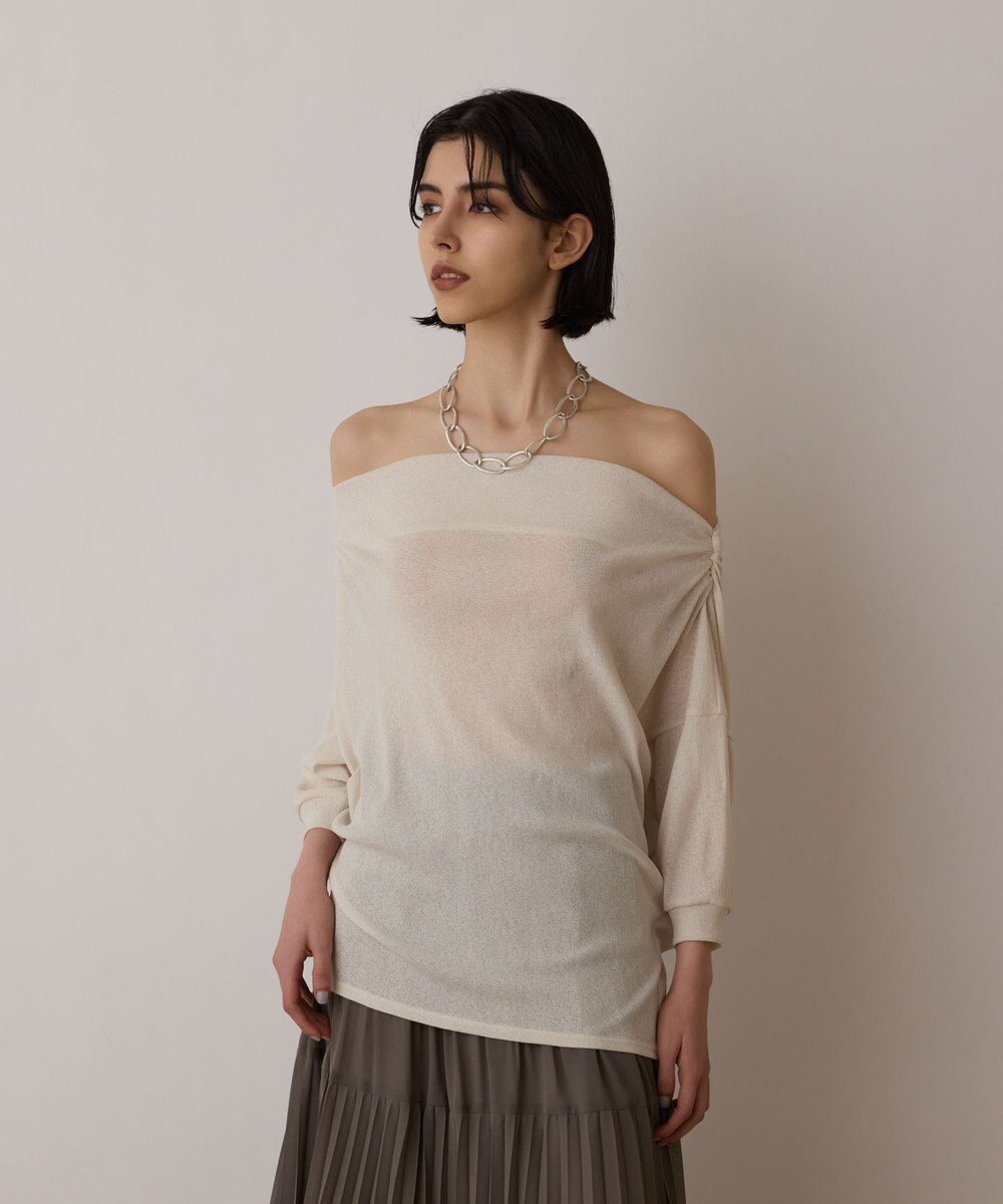 GRACE CONTINENTAL ドレープカットトップ 