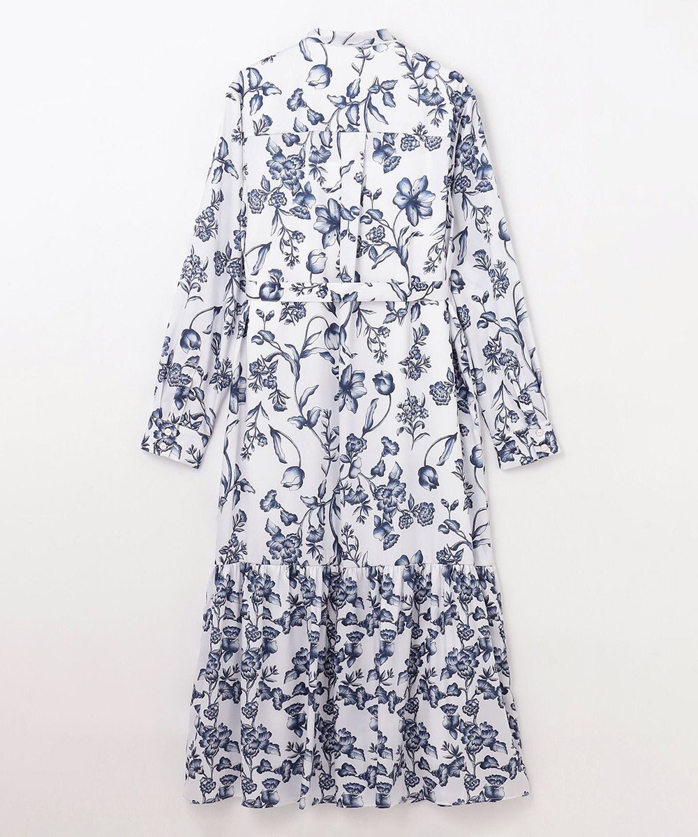 GRACE CONTINENTAL オリエンタルフラワープリントワンピース 