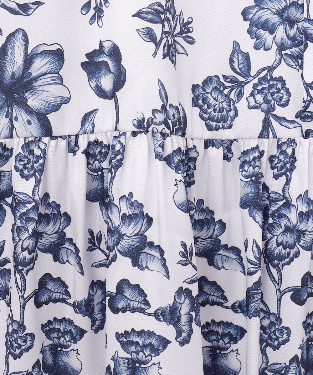 GRACE CONTINENTAL オリエンタルフラワープリントワンピース 