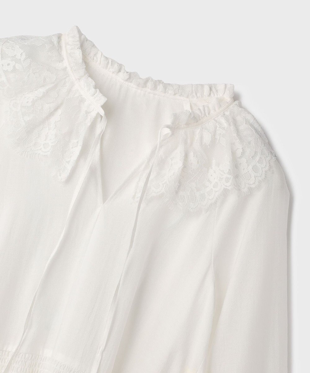 GRACE CONTINENTAL レースカラーチュニックブラウス 