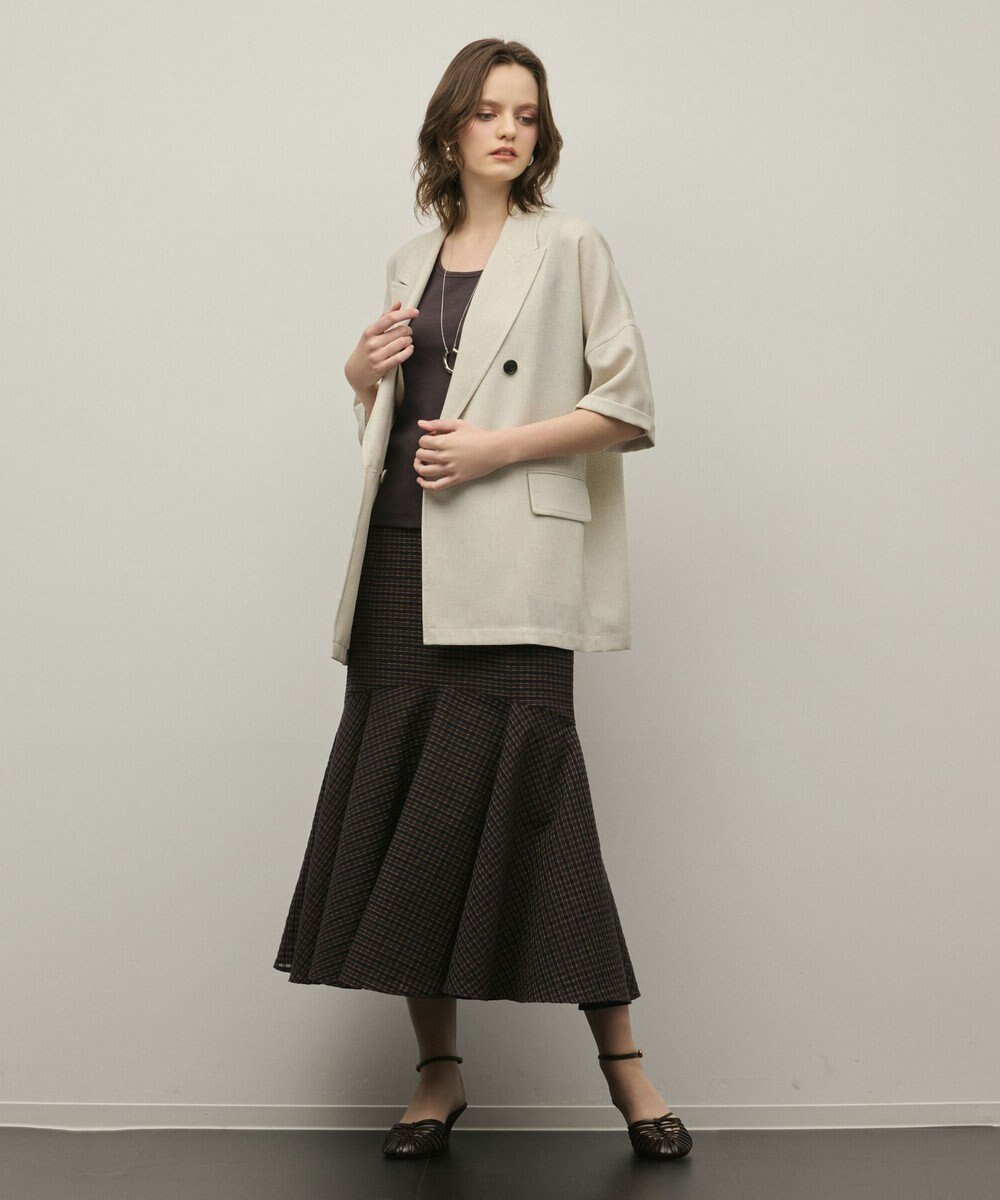 GRACE CONTINENTAL ドルマンテーラードジャケット 