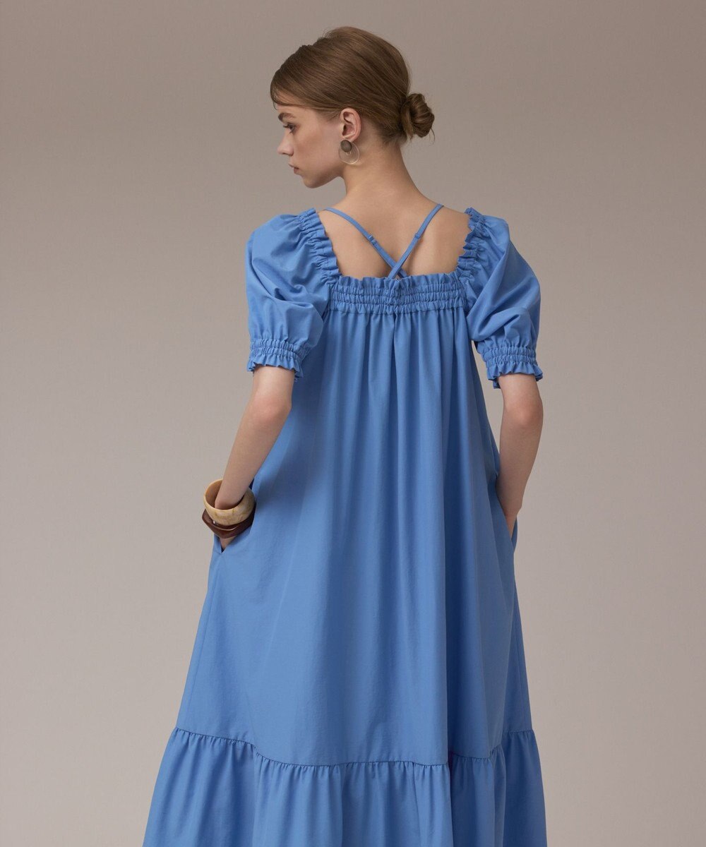 GRACE CONTINENTAL ギャザーロングワンピース 