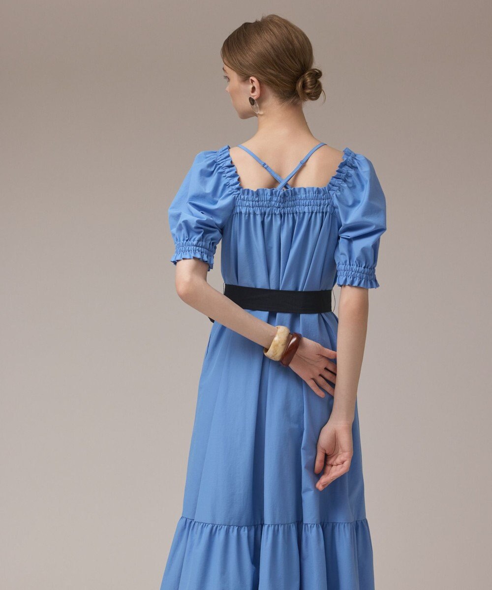 GRACE CONTINENTAL ギャザーロングワンピース 