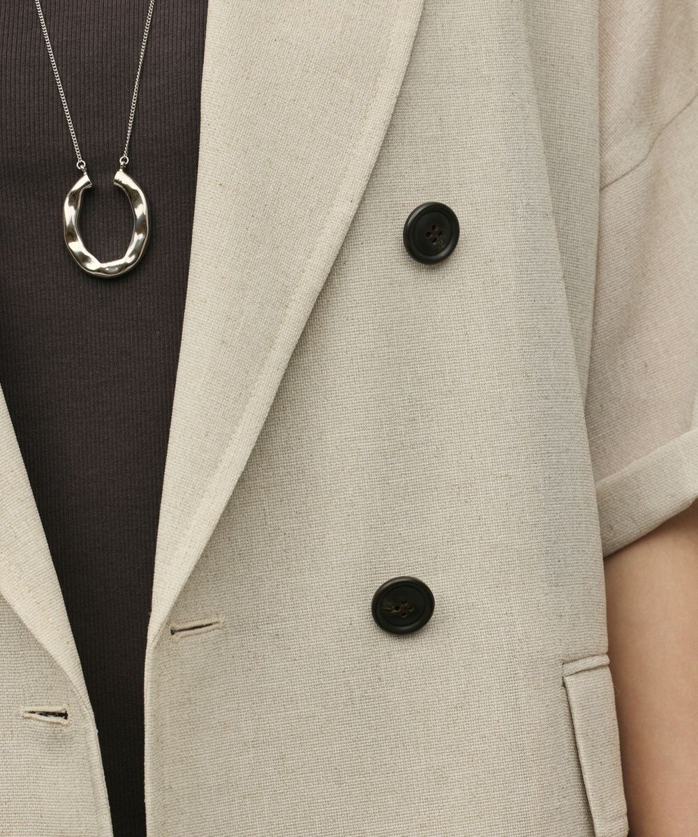 GRACE CONTINENTAL ドルマンテーラードジャケット 