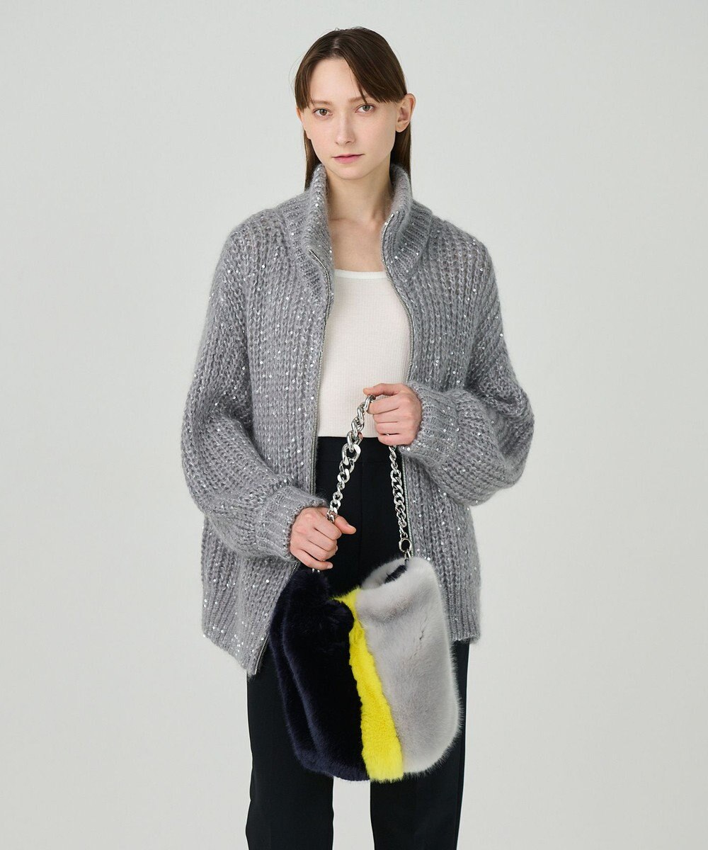 GRACE CONTINENTAL a point etc 配色チェーンバッグ