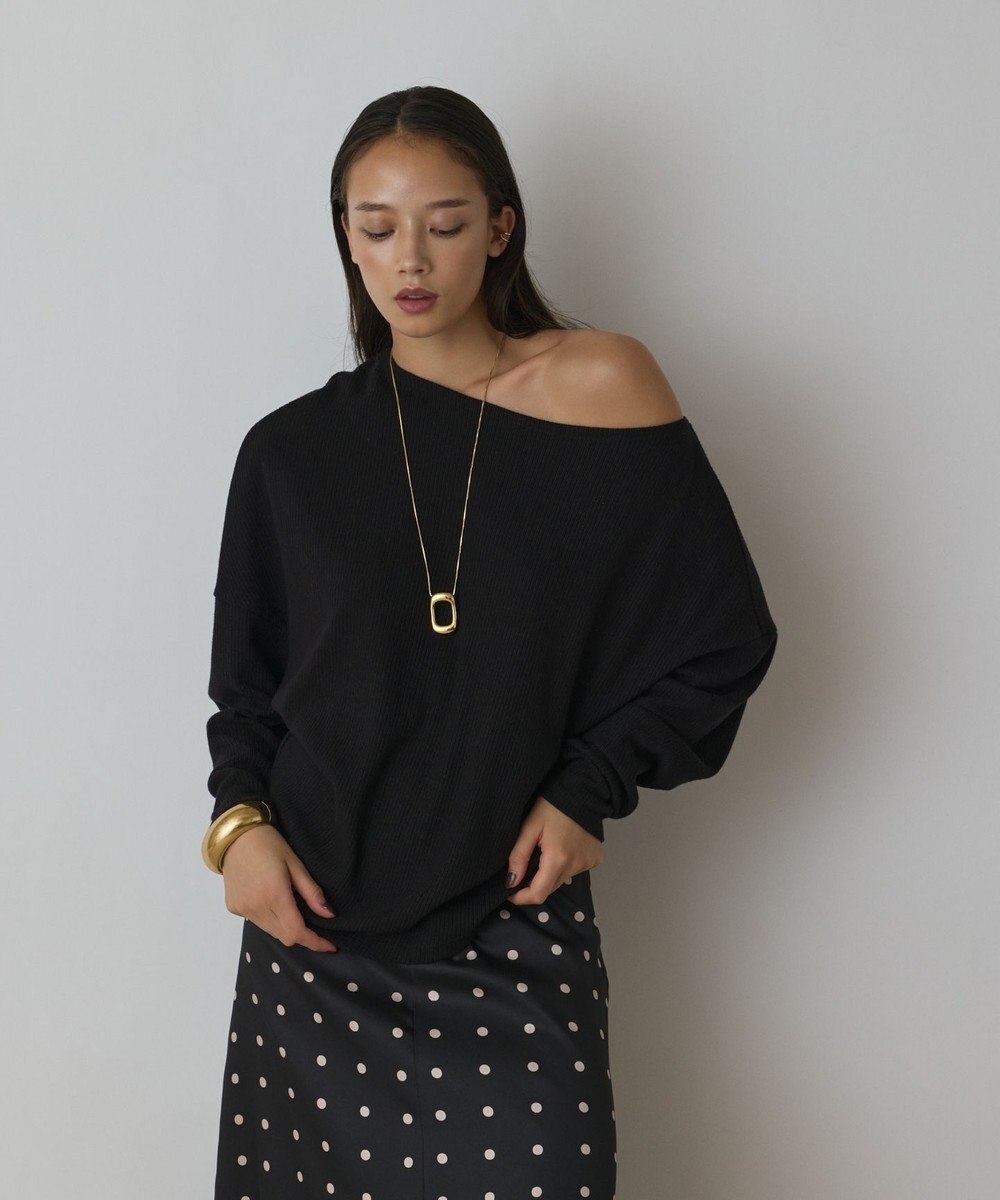 GRACE CONTINENTAL アシメテレコカットトップ 