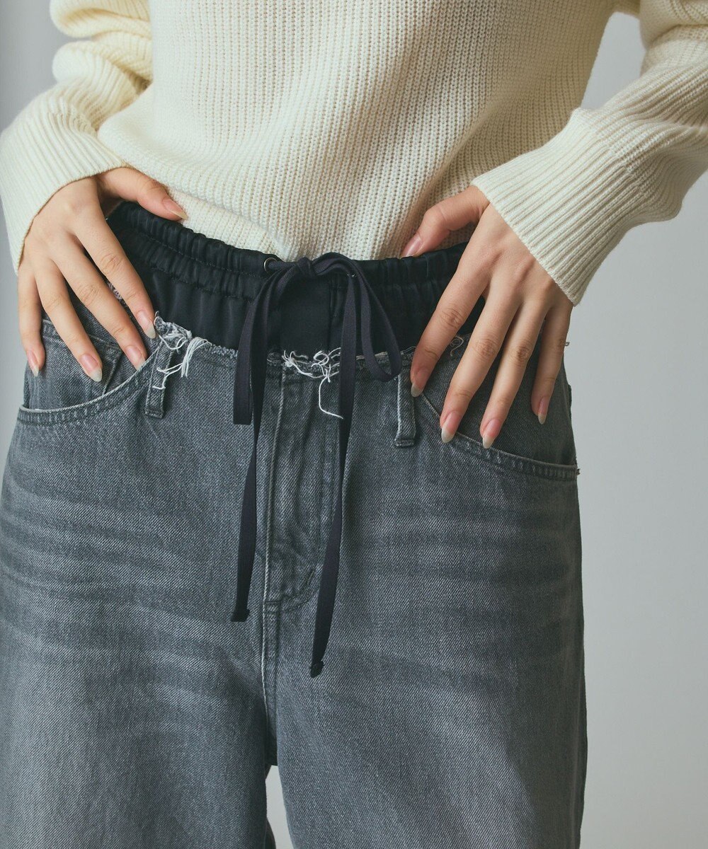 GRACE CONTINENTAL コンビデニムイージーパンツ 