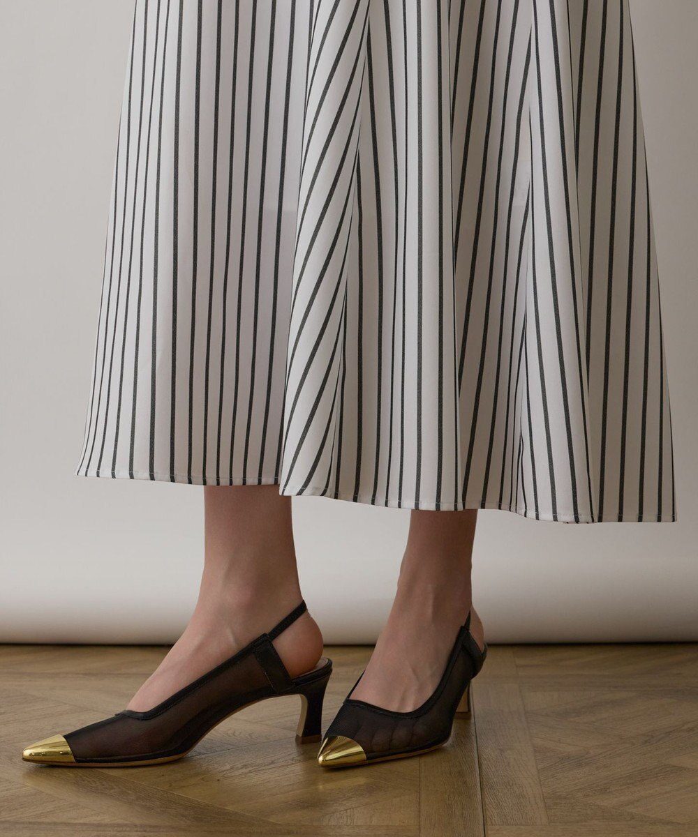 GRACE CONTINENTAL ストライプシャツワンピース 