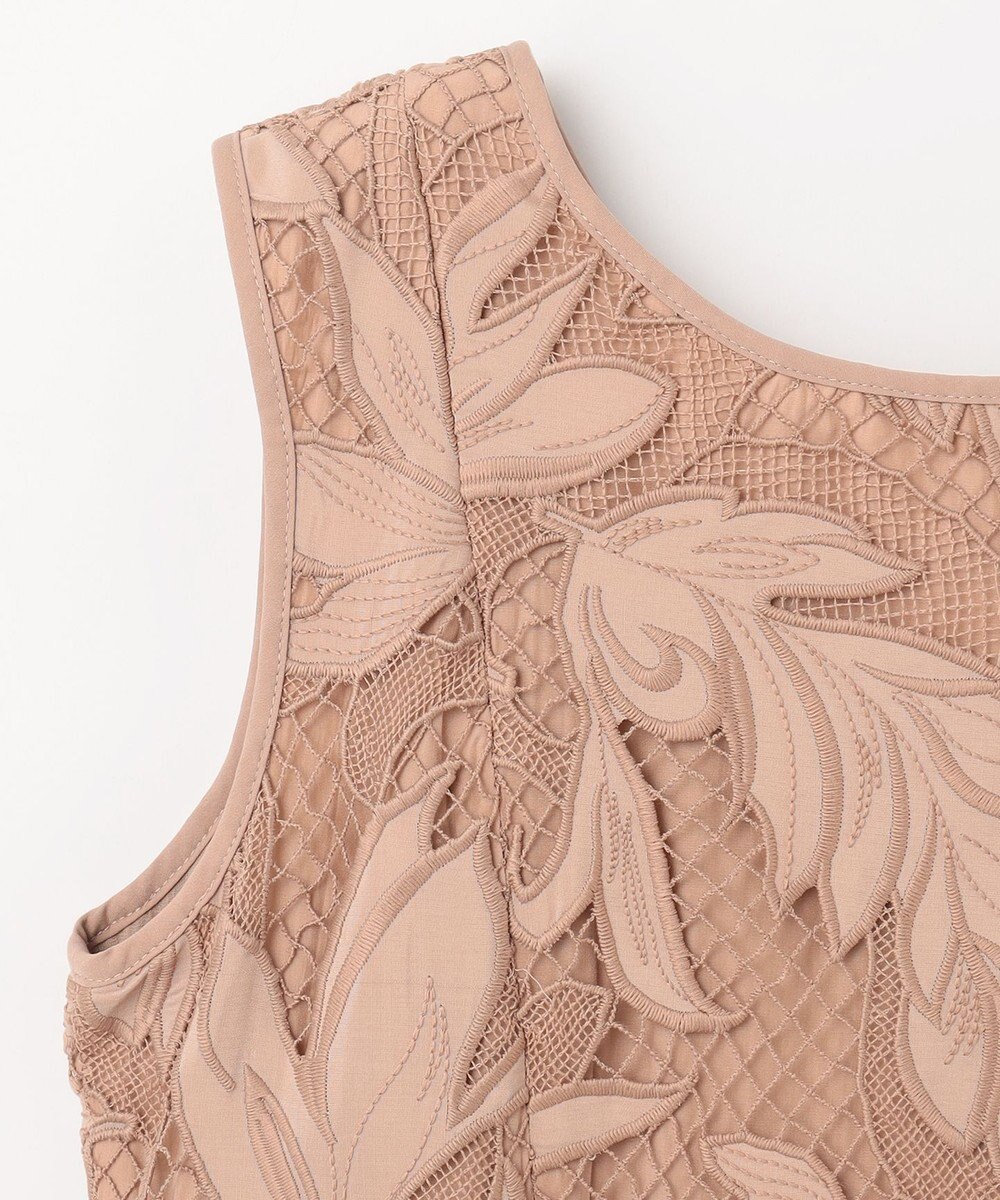 GRACE CONTINENTAL ケミカルリーフドレス 