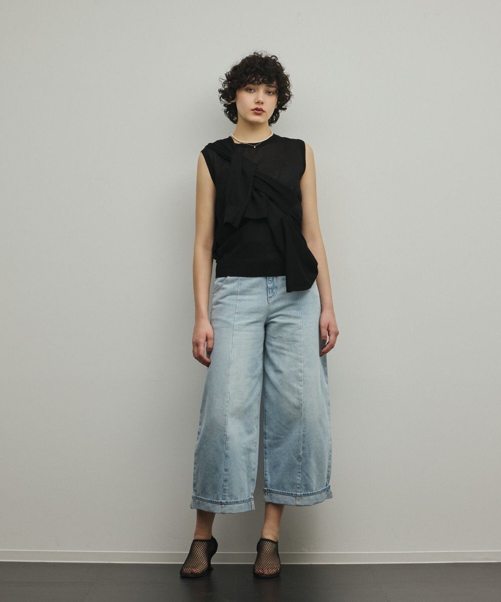 GRACE CONTINENTAL レイヤードニットトップ 