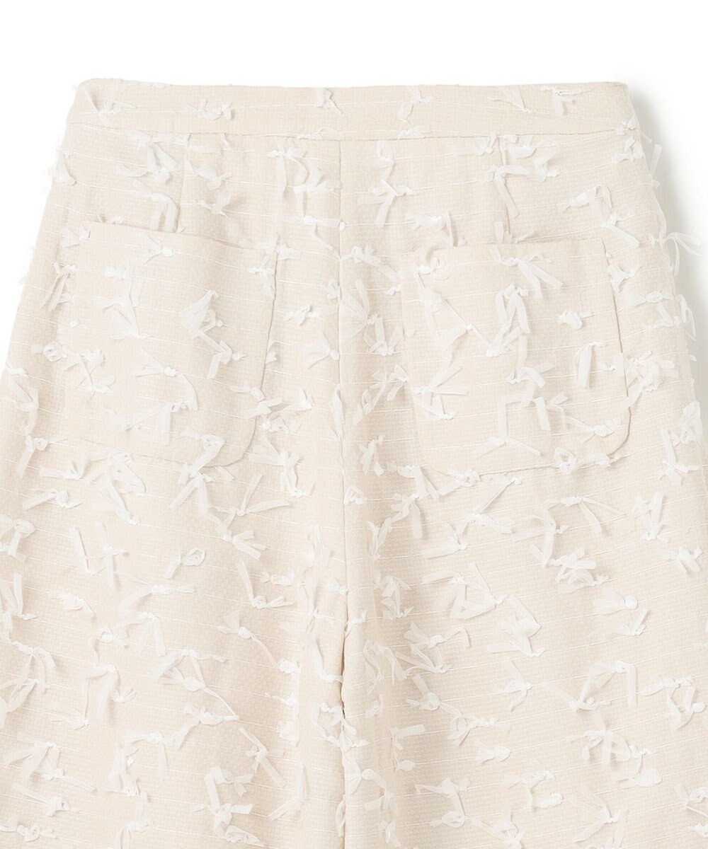 GRACE CONTINENTAL リボンヤーンフレアパンツ