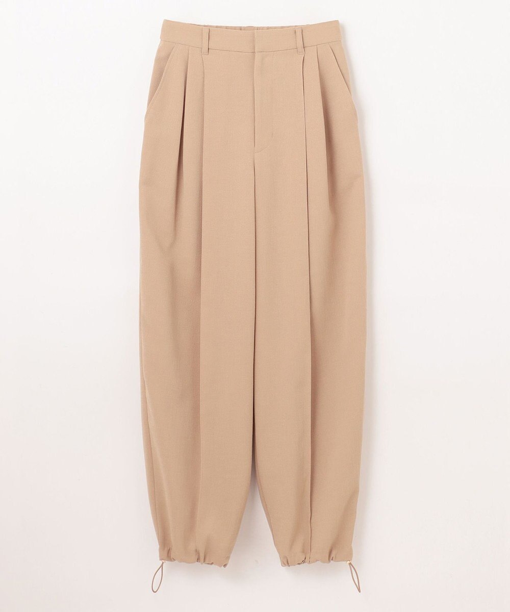 GRACE CONTINENTAL ストレッチスラブタックパンツ 