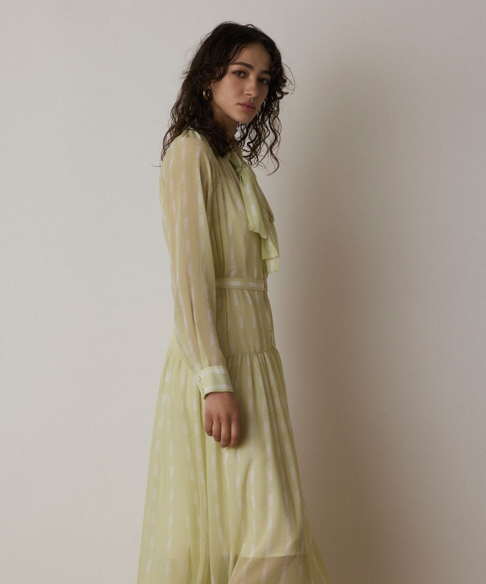 GRACE CONTINENTAL ハートストライプワンピース