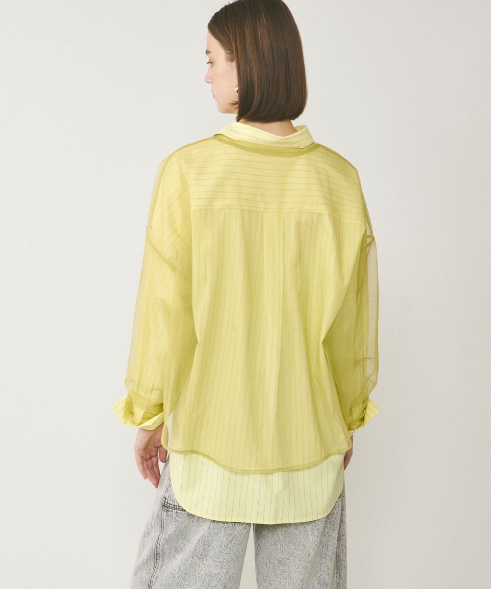 GRACE CONTINENTAL チュールレイヤードシャツ