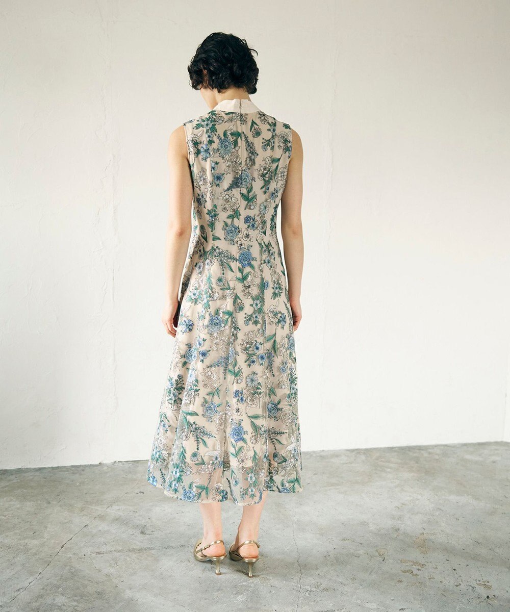 GRACE CONTINENTAL フラワーマーメイドドレス