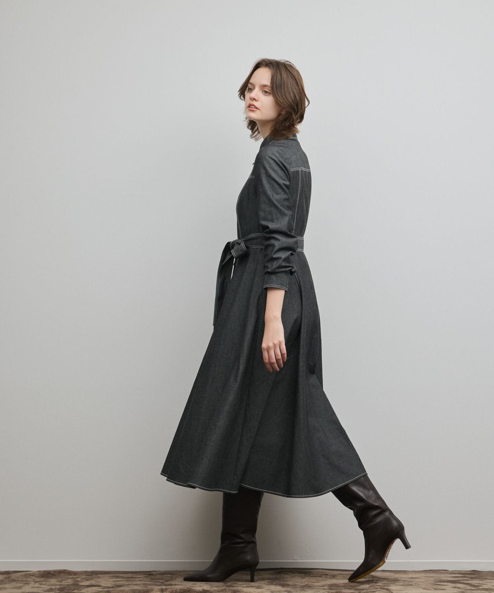 GRACE CONTINENTAL シャツフレアワンピース 