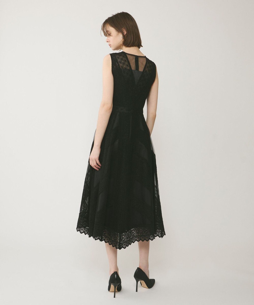 GRACE CONTINENTAL レースパッチワークドレス