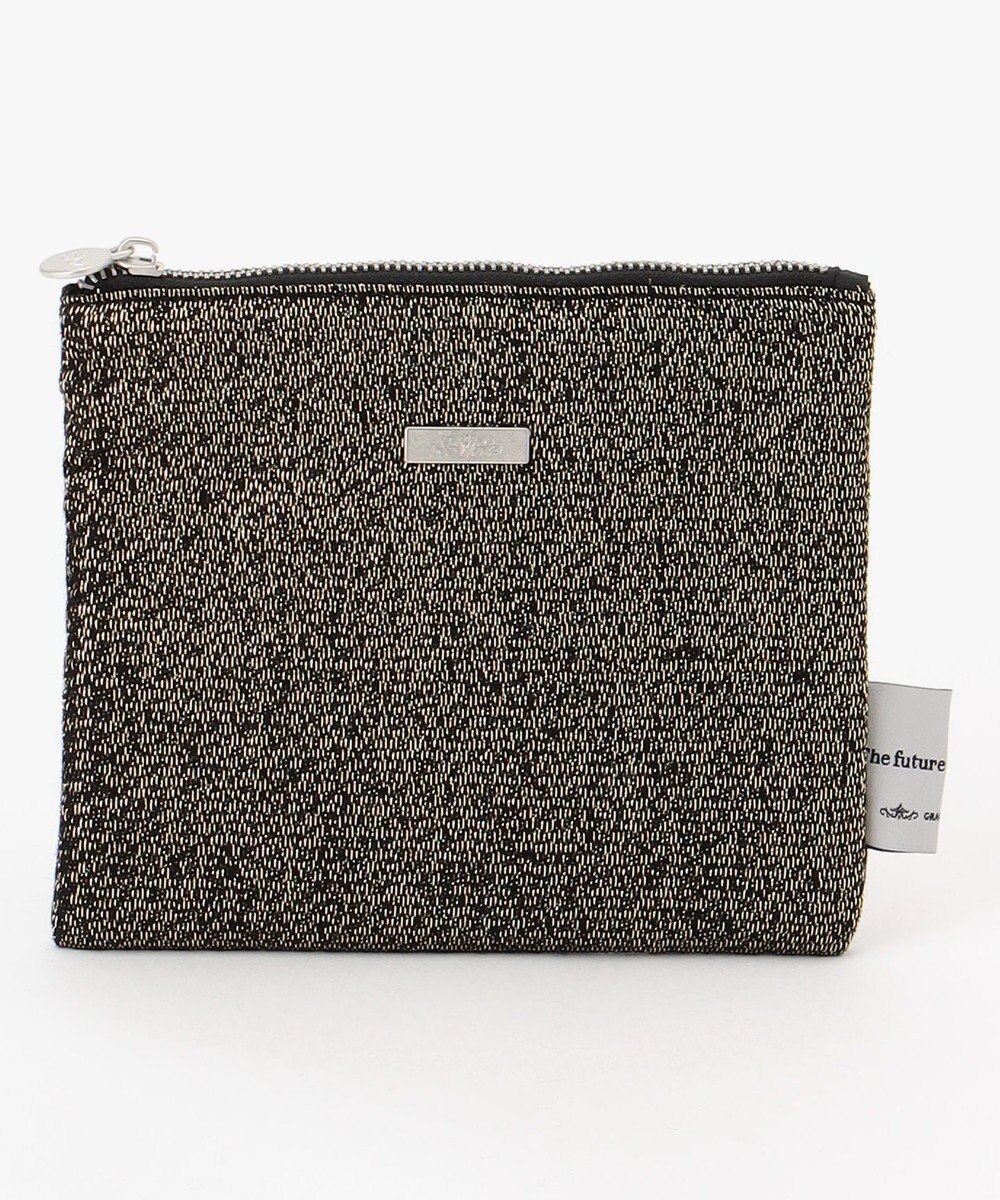 GRACE CONTINENTAL Fabricフラットポーチ-AW 