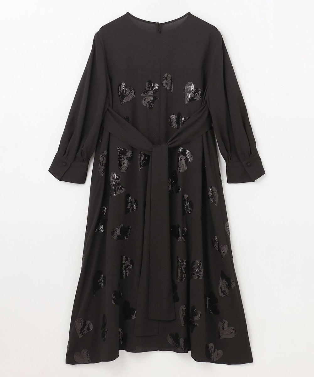 GRACE CONTINENTAL ハートスパンコールワンピース 