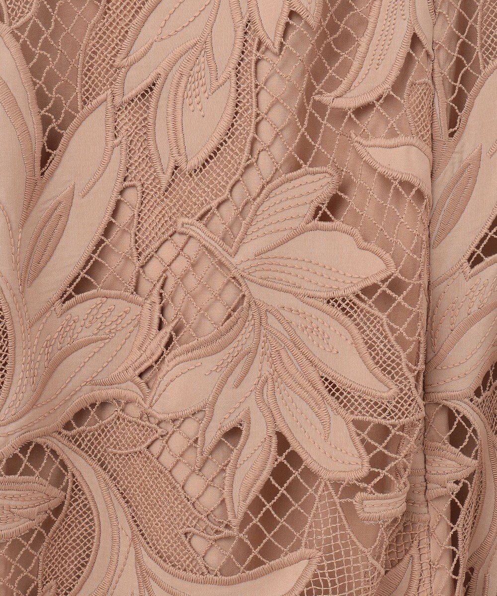 GRACE CONTINENTAL ケミカルリーフドレス 