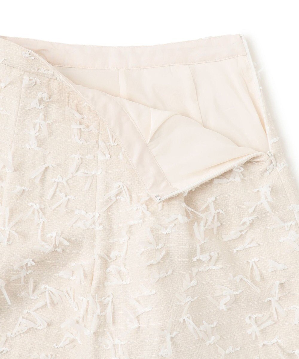 GRACE CONTINENTAL リボンヤーンフレアパンツ