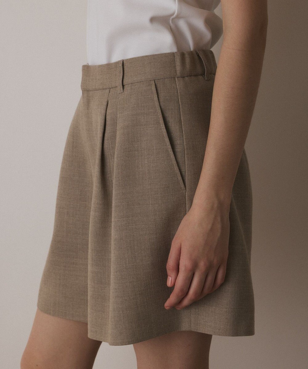 GRACE CONTINENTAL リネンライクショートパンツ